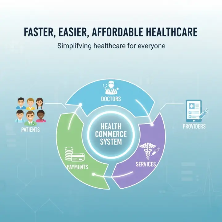 Health Commerce System: Benefits, and Future of healthcare 2 Key Components of a Health Commerce System