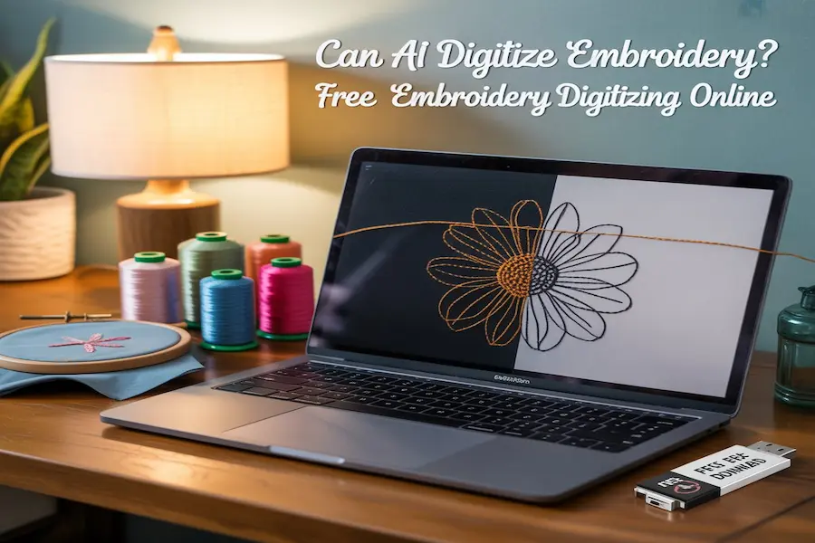 Can AI Digitize Embroidery? Free Embroidery Digitizing Online