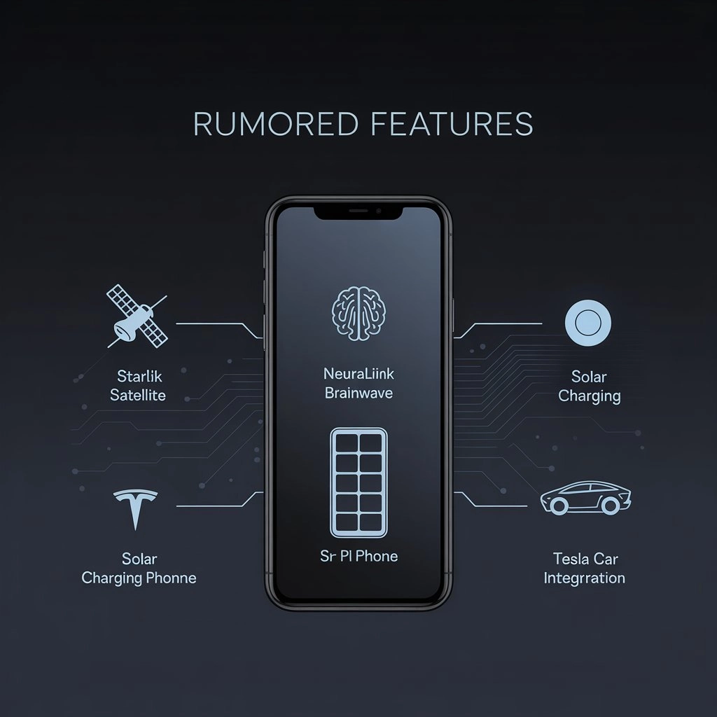 tesla pi phone rumored features
