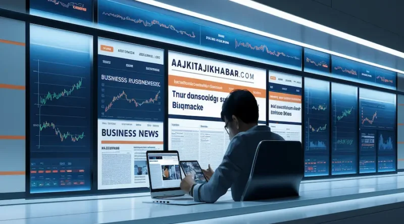 “Aajkitajikhabar.com business guide with charts and news visuals 2025”