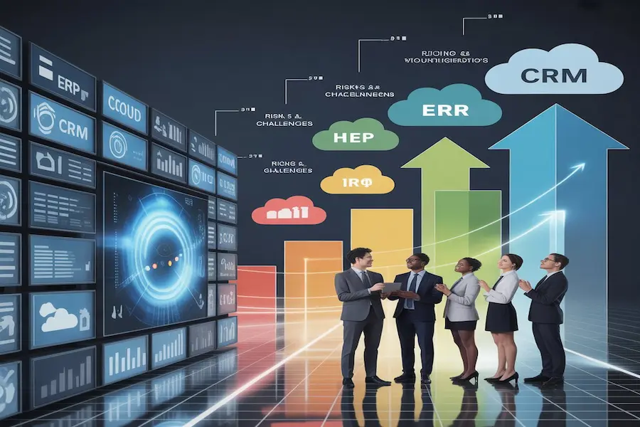 How to Solve the Top Pain Points Scaling Operations Business Effectively 2 "ERP and CRM tools with supportive teams, showing how people and Top Pain Points Scaling Operations Business"