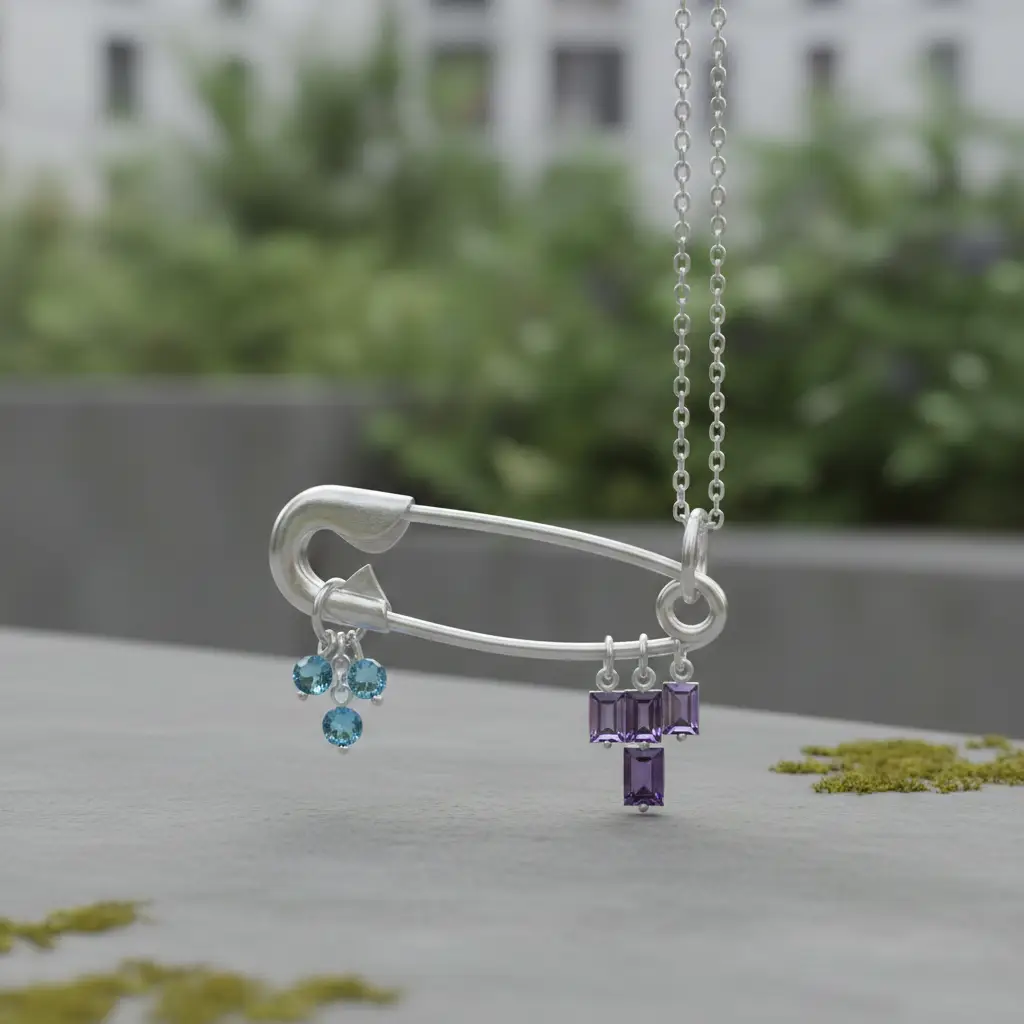 Safety Pin Necklace Meaning Explained Style Identity and Purpose 2 Why The Safety Pin Necklace Became Popular Again