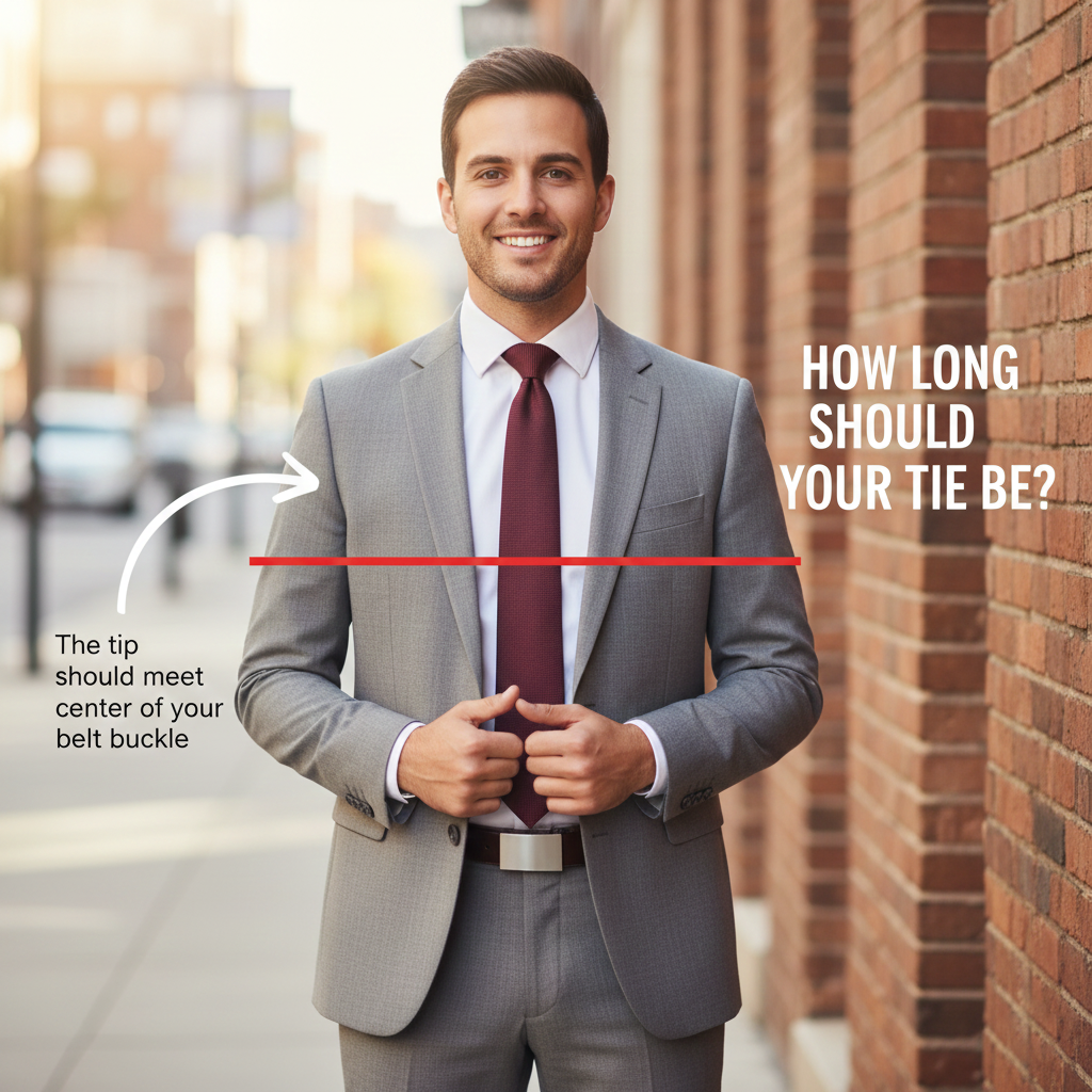 How Long Should Your Tie Length Be? Complete Style Guide 2 How Long Should Your Tie Length Be
