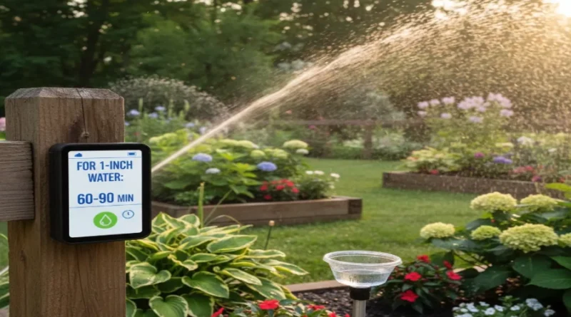1 Inch of Water Timing for Your Lawn : Easy Guide